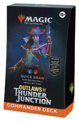 Outlaws of Thunder Junction Commander Deck "Quick Draw" paveikslėlis